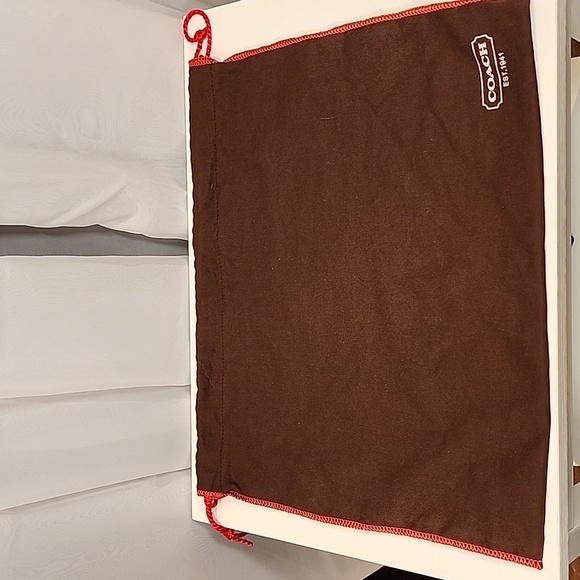 Vintage Coach Mahogany Clutch/Wristlet - Picture 15 of 16